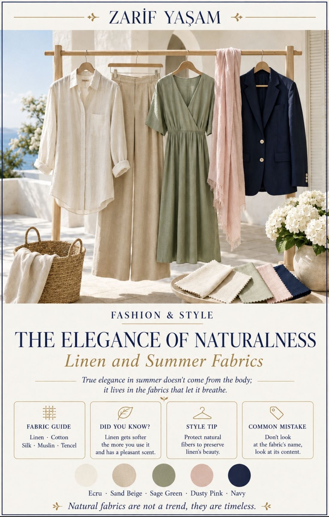 The Elegance of Natural Fabrics — Linen and Summer Textiles